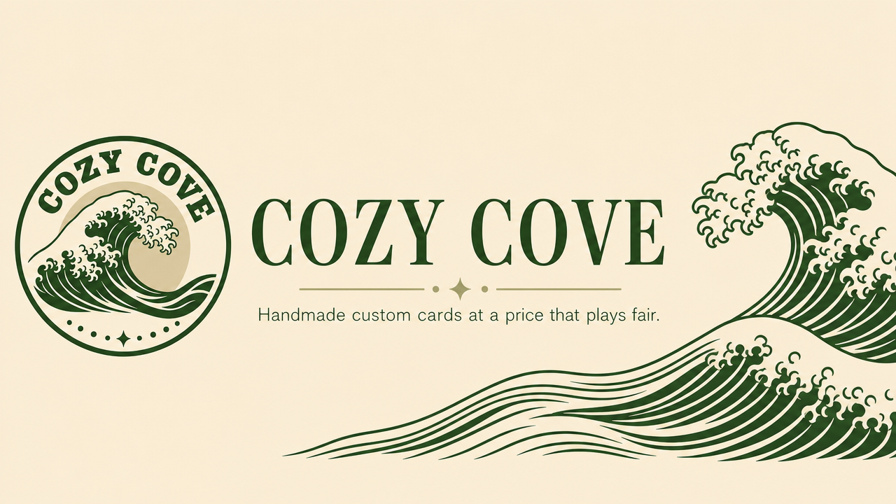 Cozy Cove — Handmade custom cards at a price that plays fair